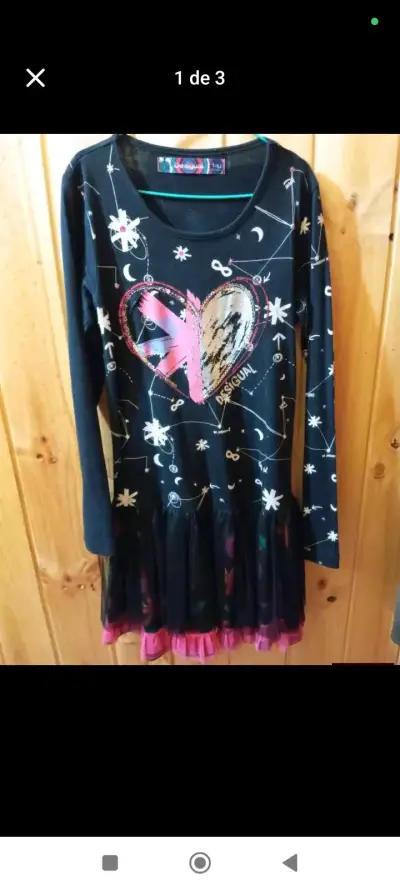 Vestido Desigual. Niña. Talla 9-10 años - miniatura 1