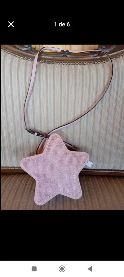 Cartera tipo Bandolera. Brillos. Victorias Secret - miniatura 1