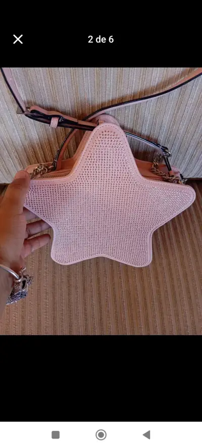 Cartera tipo Bandolera. Brillos. Victorias Secret - miniatura 2