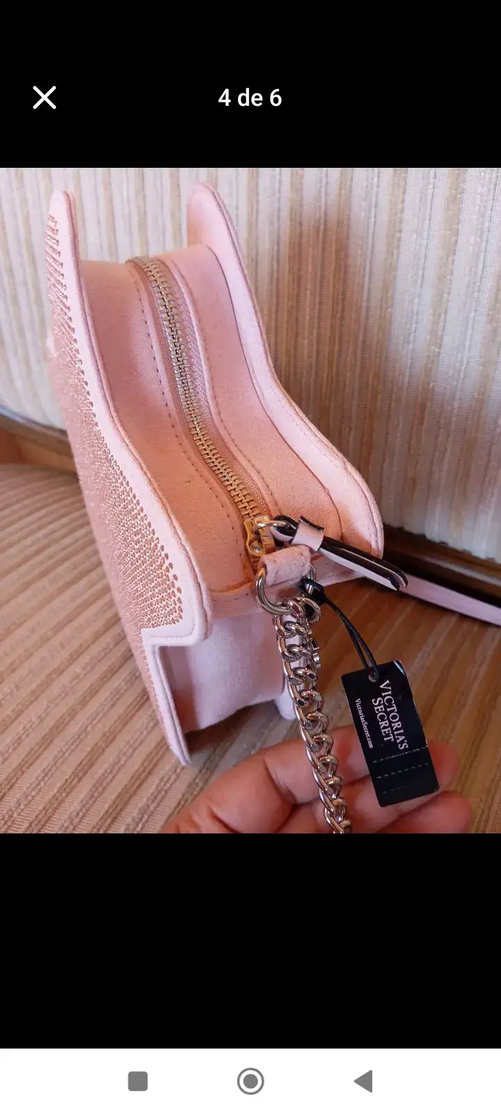 Cartera tipo Bandolera. Brillos. Victorias Secret - 6