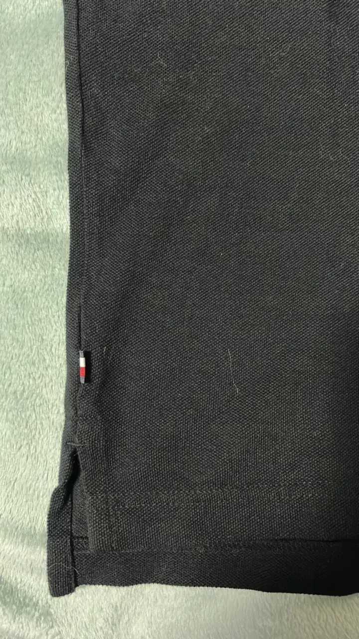 Polera Polo Negra Tommy Hilfiger Talla S - 4