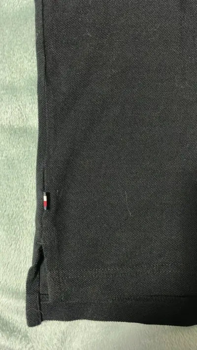 Polera Polo Negra Tommy Hilfiger Talla S - miniatura 4