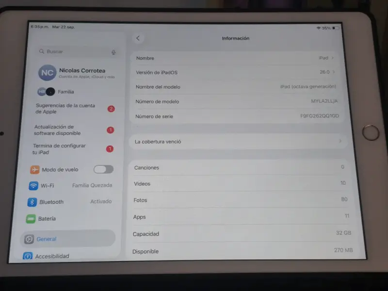 iPad 8va Generación 32GB en Buen Estado - 4