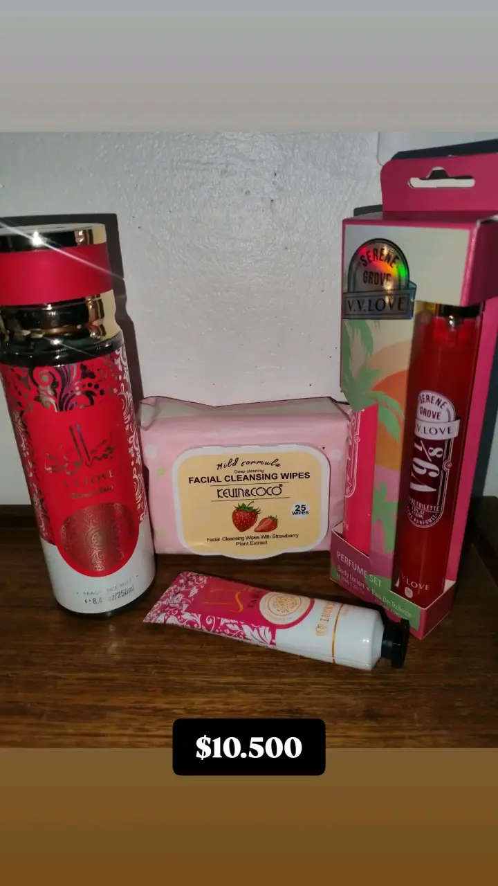 Set de cuidado personal con perfume y toallitas - 2