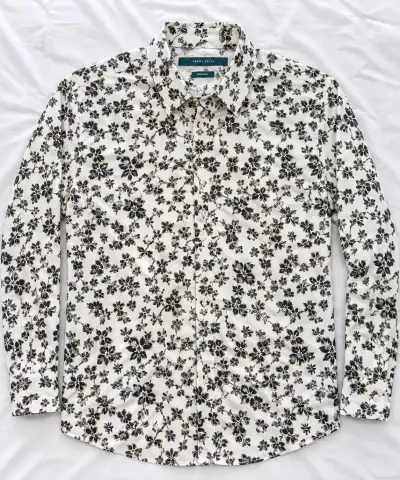 Camisa floral Perry Ellis para hombre - miniatura 1