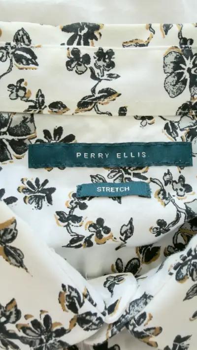 Camisa floral Perry Ellis para hombre - miniatura 2