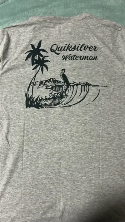 Polera gris Quiksilver Waterman Collection - miniatura 5