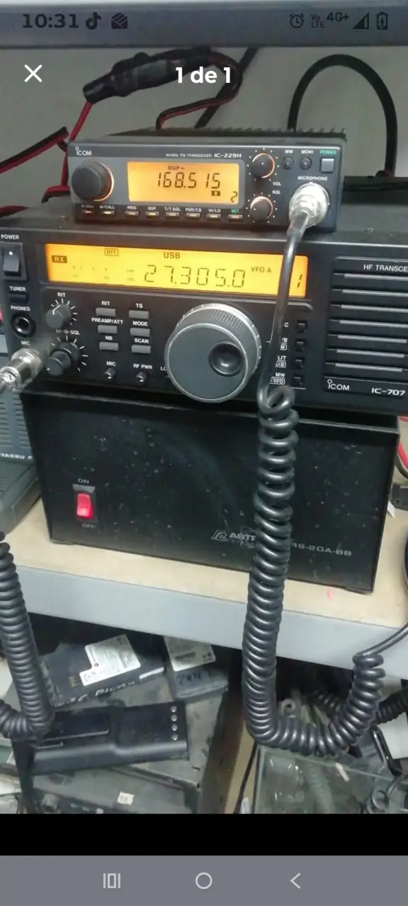 Transceptor Icom IC-707