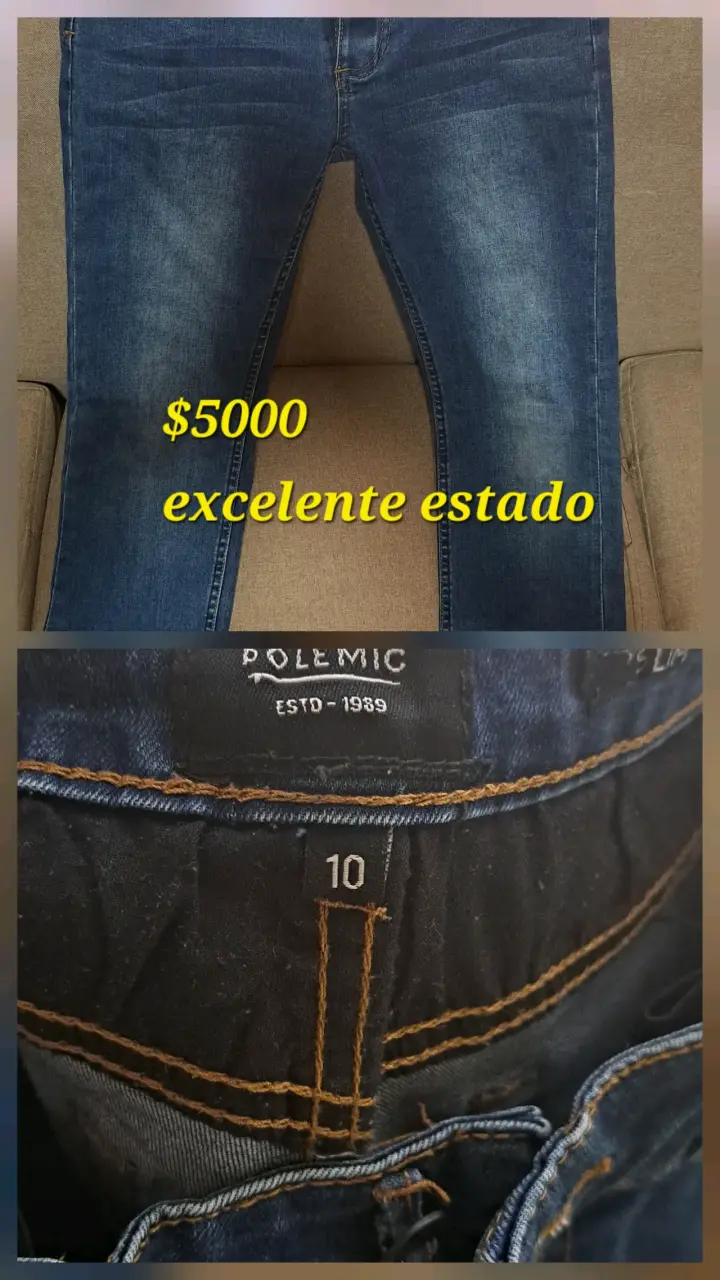 Jeans de mezclilla para niño en buen estado - 3