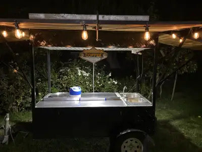 Carro de Comida Móvil con Iluminación - miniatura 2