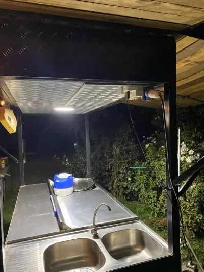 Carro de Comida Móvil con Iluminación - miniatura 3