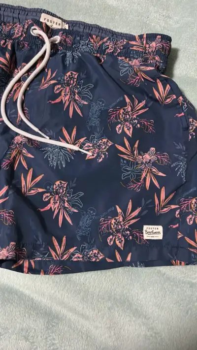Short de baño estampado floral Foster - miniatura 1
