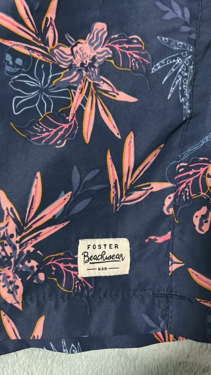 Short de baño estampado floral Foster - 2