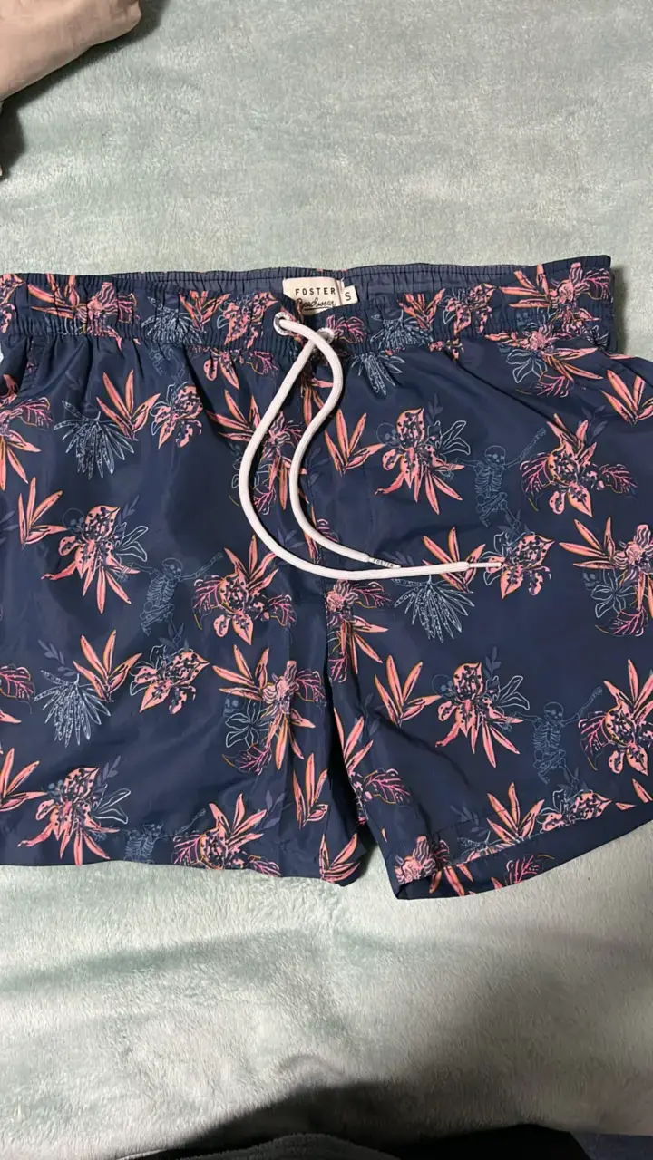 Short de baño estampado floral Foster - 4