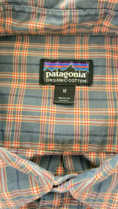 Camisa a cuadros Patagonia de algodón orgánico - miniatura 2