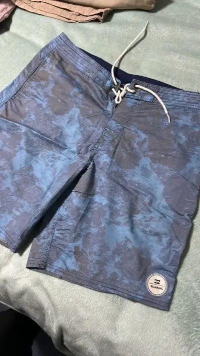 Shorts de baño Billabong azul estampado - miniatura 1