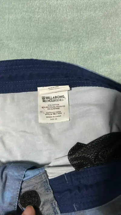 Shorts de baño Billabong azul estampado - miniatura 3