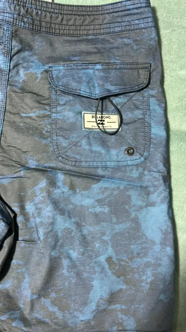 Shorts de baño Billabong azul estampado - 4