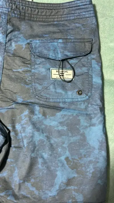Shorts de baño Billabong azul estampado - miniatura 4