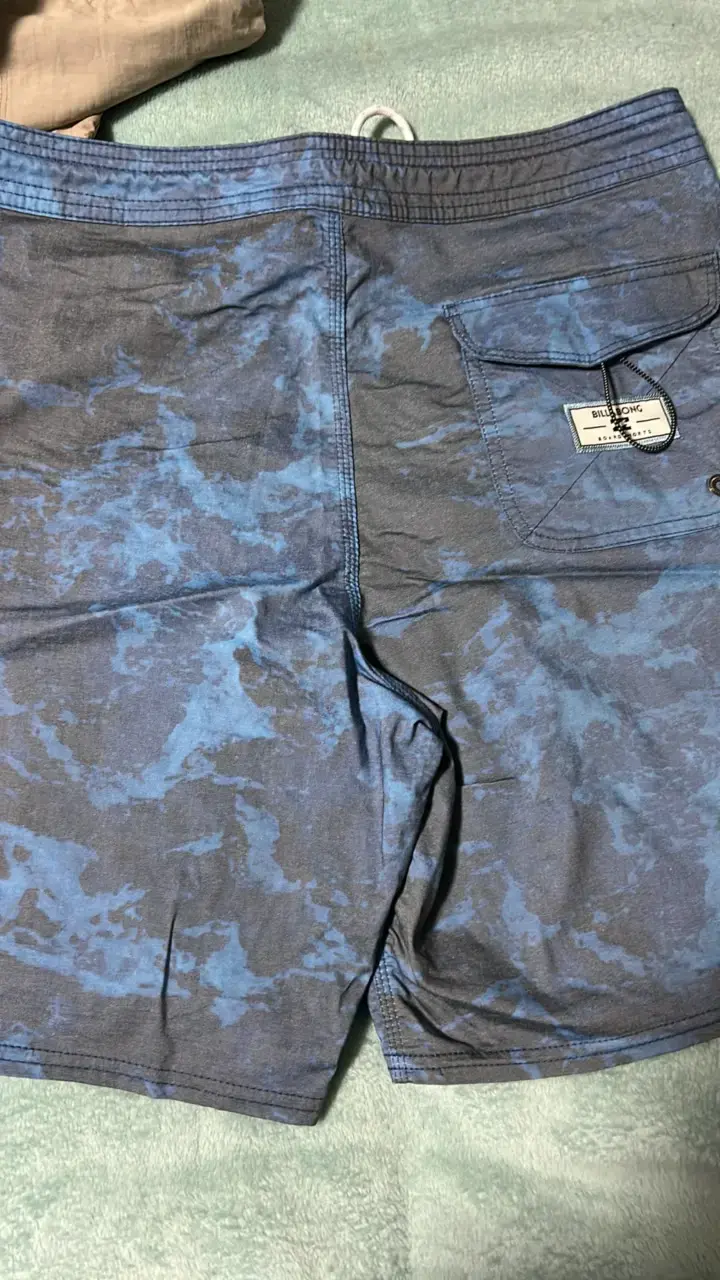 Shorts de baño Billabong azul estampado - 5