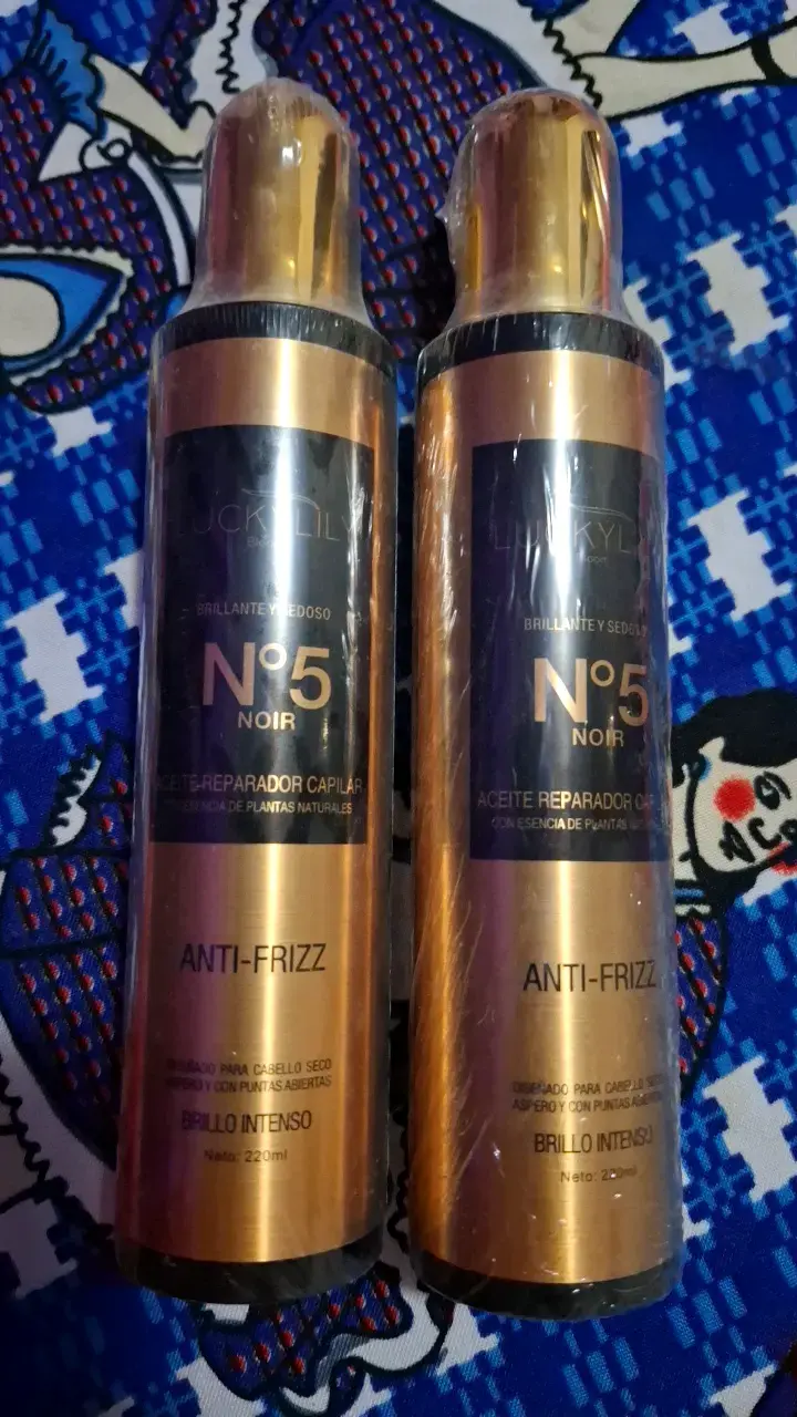 Aceite Reparador Capilar Anti-Frizz LuckyLily N°5 Noir