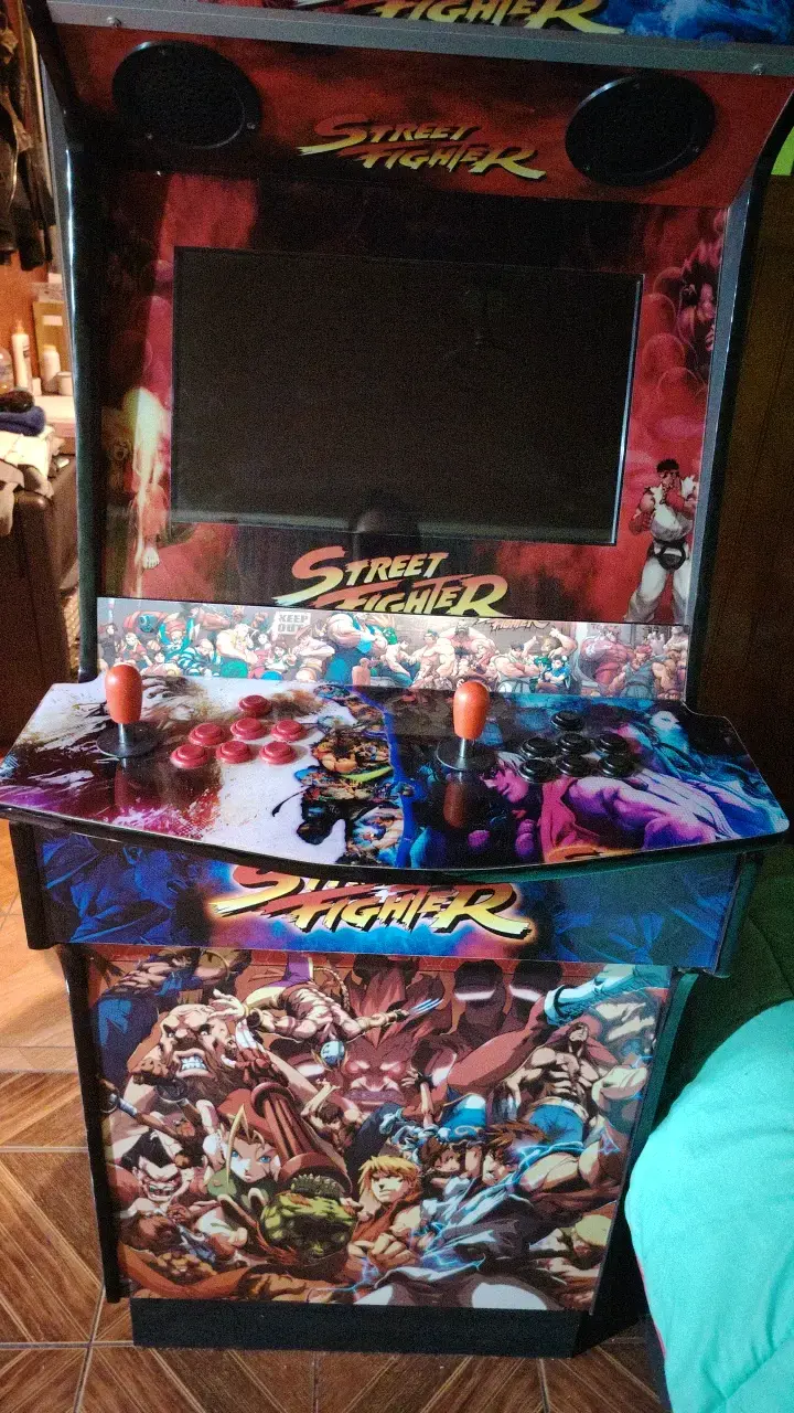 Máquina Arcade Street Fighter con Joysticks - 1