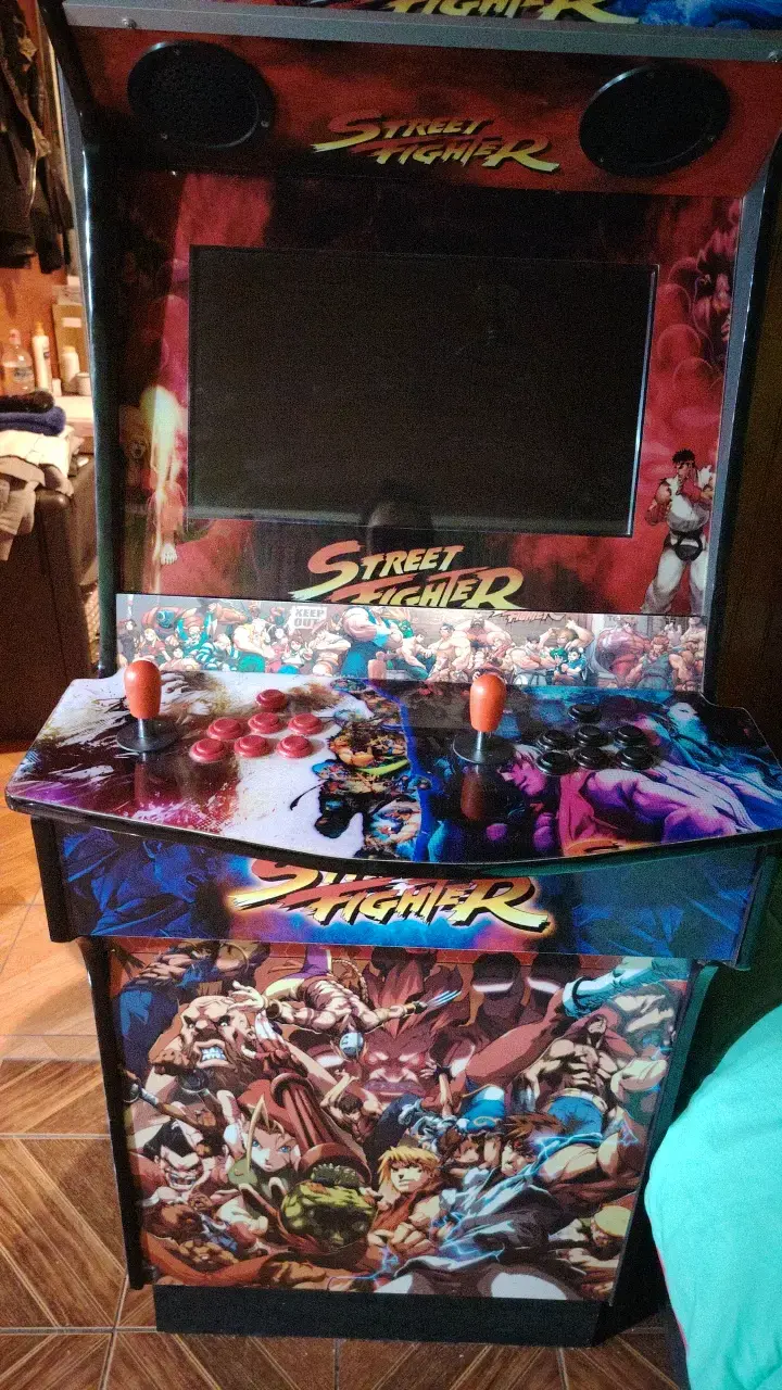 Máquina Arcade Street Fighter con Joysticks - 2