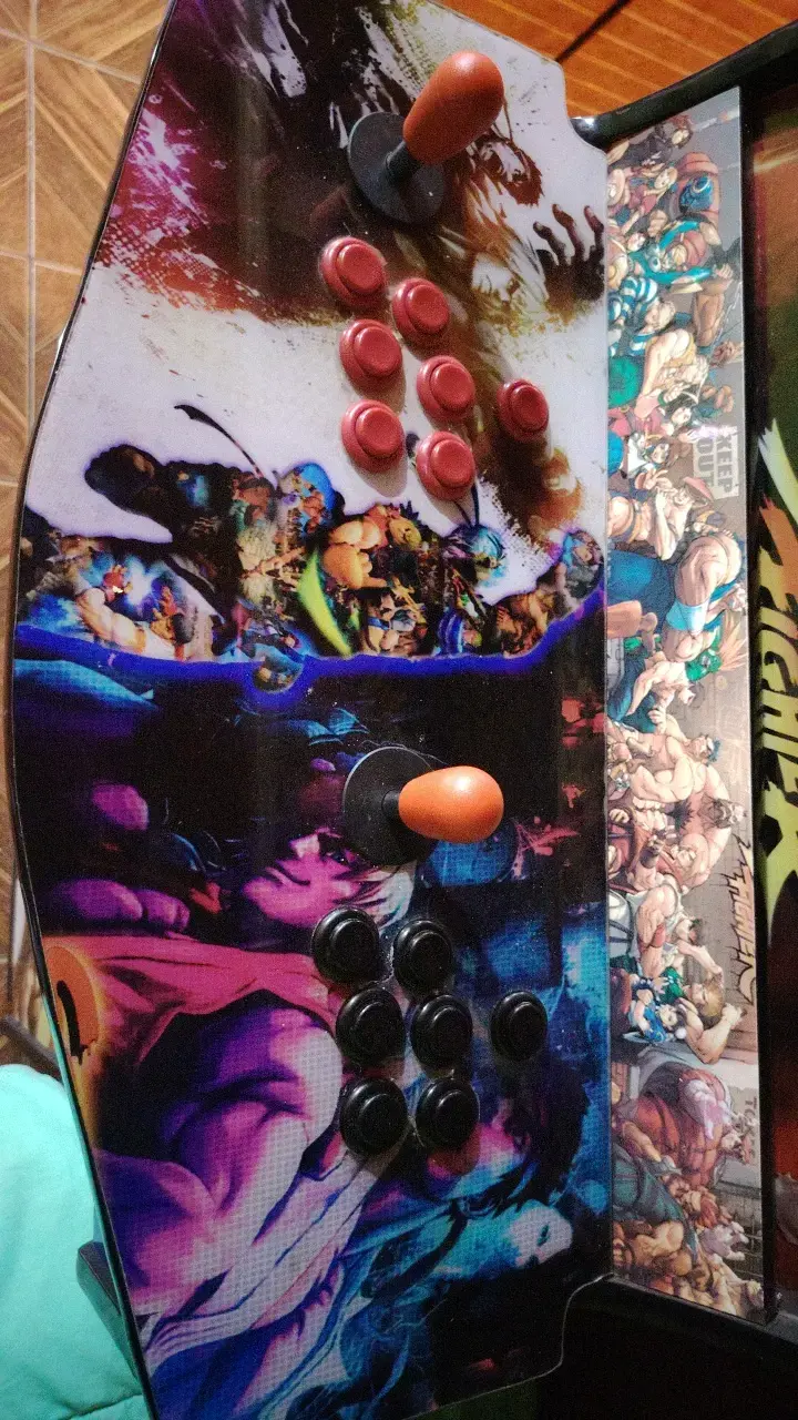 Máquina Arcade Street Fighter con Joysticks - 3