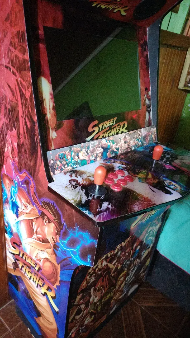 Máquina Arcade Street Fighter con Joysticks - 5