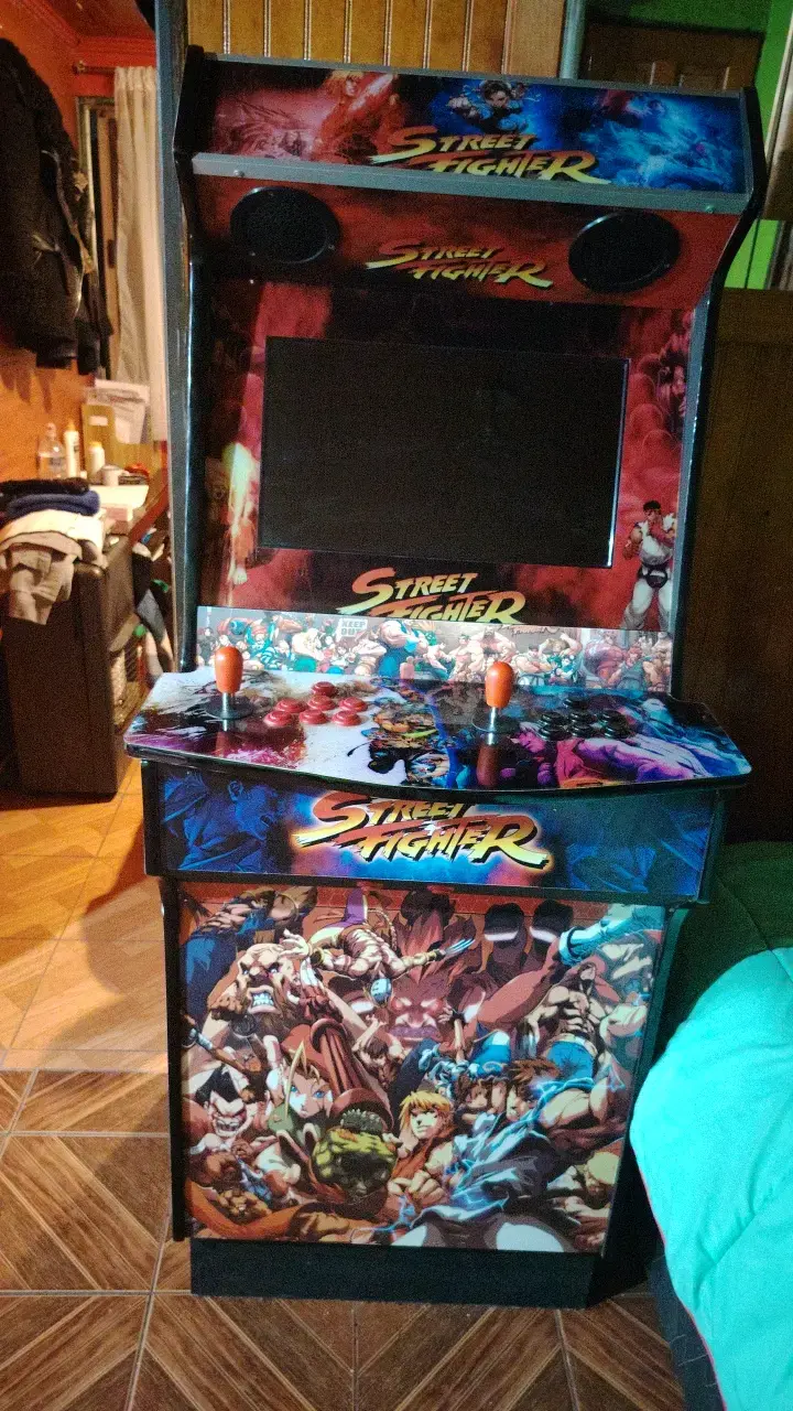 Máquina Arcade Street Fighter con Joysticks - 6