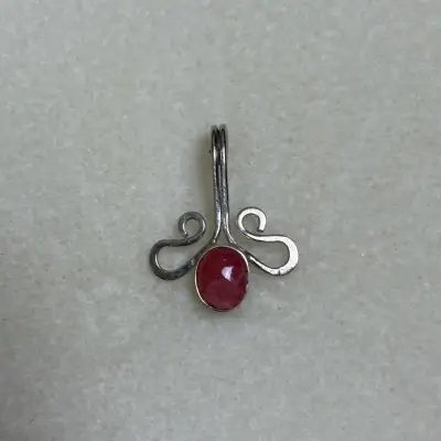 Conjunto joyas piedra rosada, 4 piezas - miniatura 3