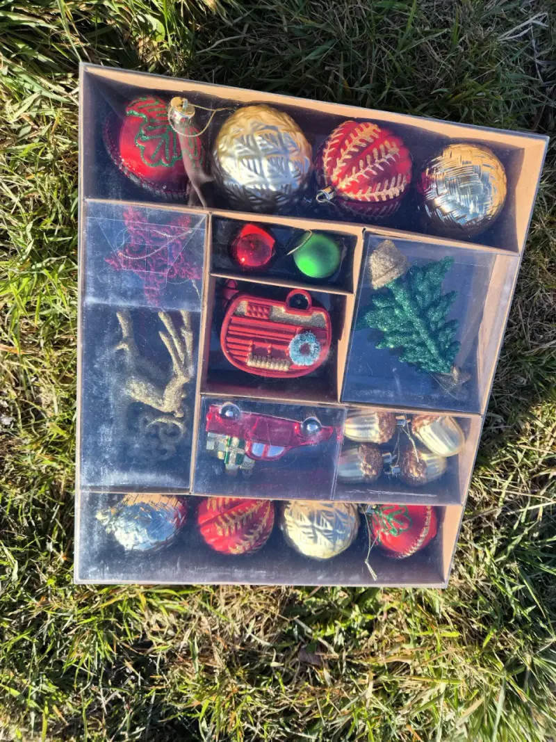 Set de adornos navideños variados