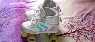 Patines de cuatro ruedas Oxelo blancos - miniatura 5