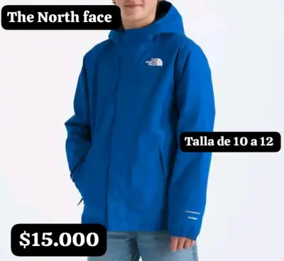 Chaqueta azul impermeable The North Face para niño - miniatura 1