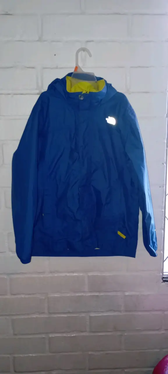 Chaqueta azul impermeable The North Face para niño - 3