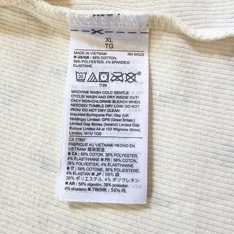 Polera Top Musculosa Estampada GAP Talla XL mujer - 3