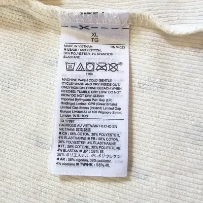 Polera Top Musculosa Estampada GAP Talla XL mujer - miniatura 3