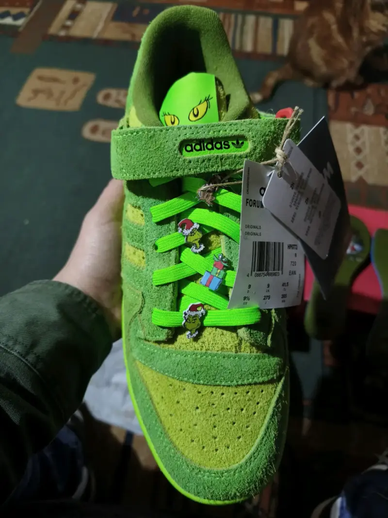 Zapatillas Adidas Forum Grinch Verde Edición Especial - 2
