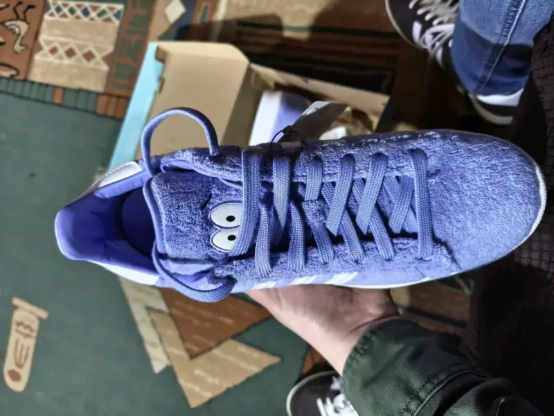Zapatillas Adidas moradas de felpa para hombre - 2