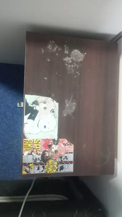 Velador de madera con cajón o repisa - miniatura 2