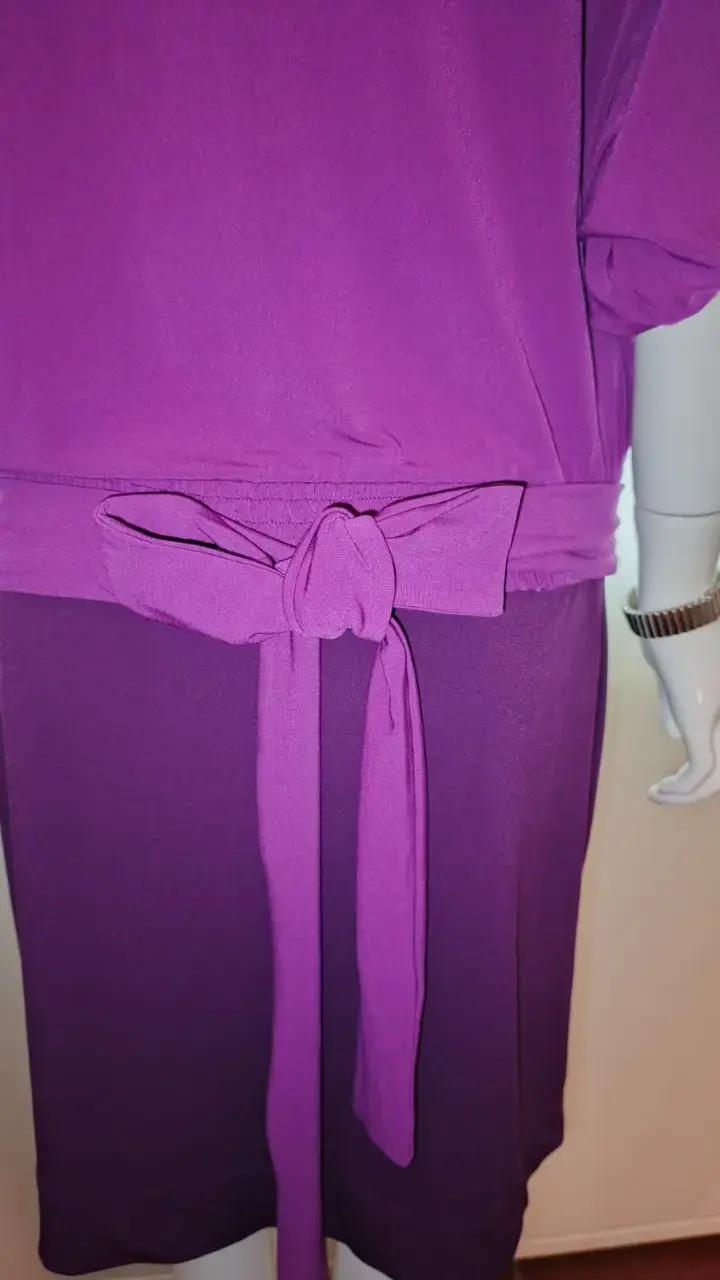 Línea Fiesta - Vestido Bicolor Donna Morgan T14 XL - 4