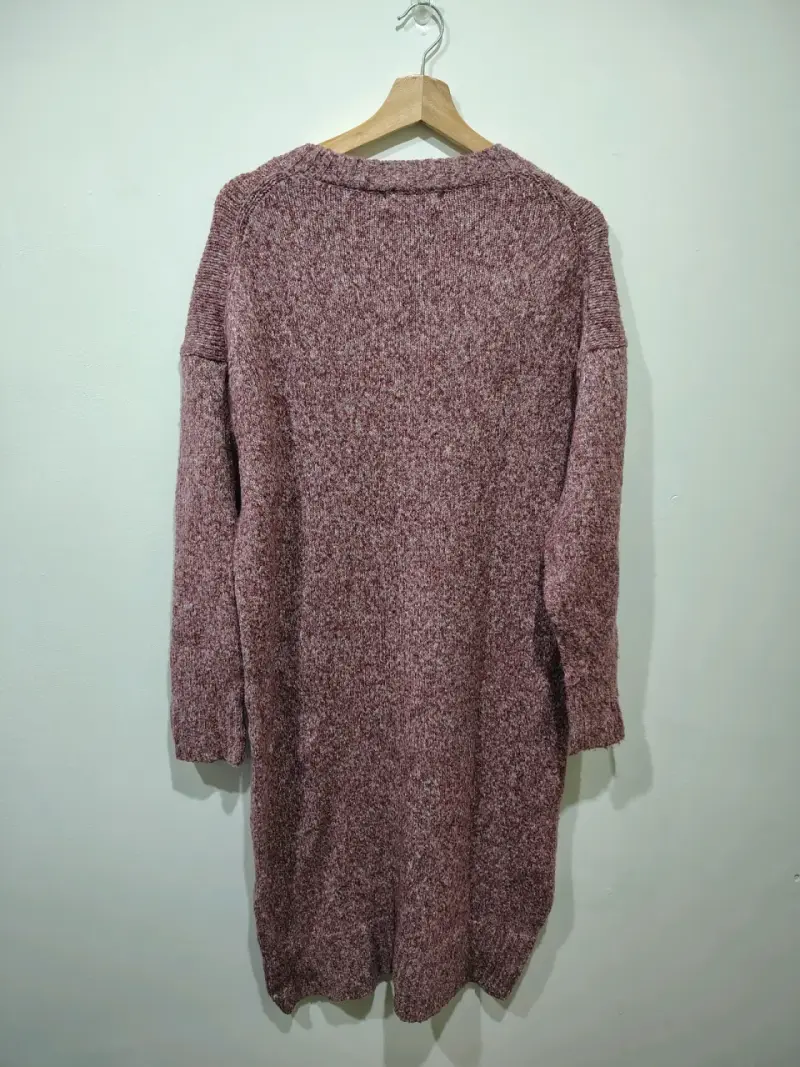 Vestido de punto Primark color burdeos - 3