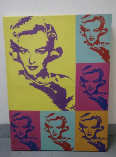 Cuadro Pop Art estilo Marilyn Monroe - miniatura 1