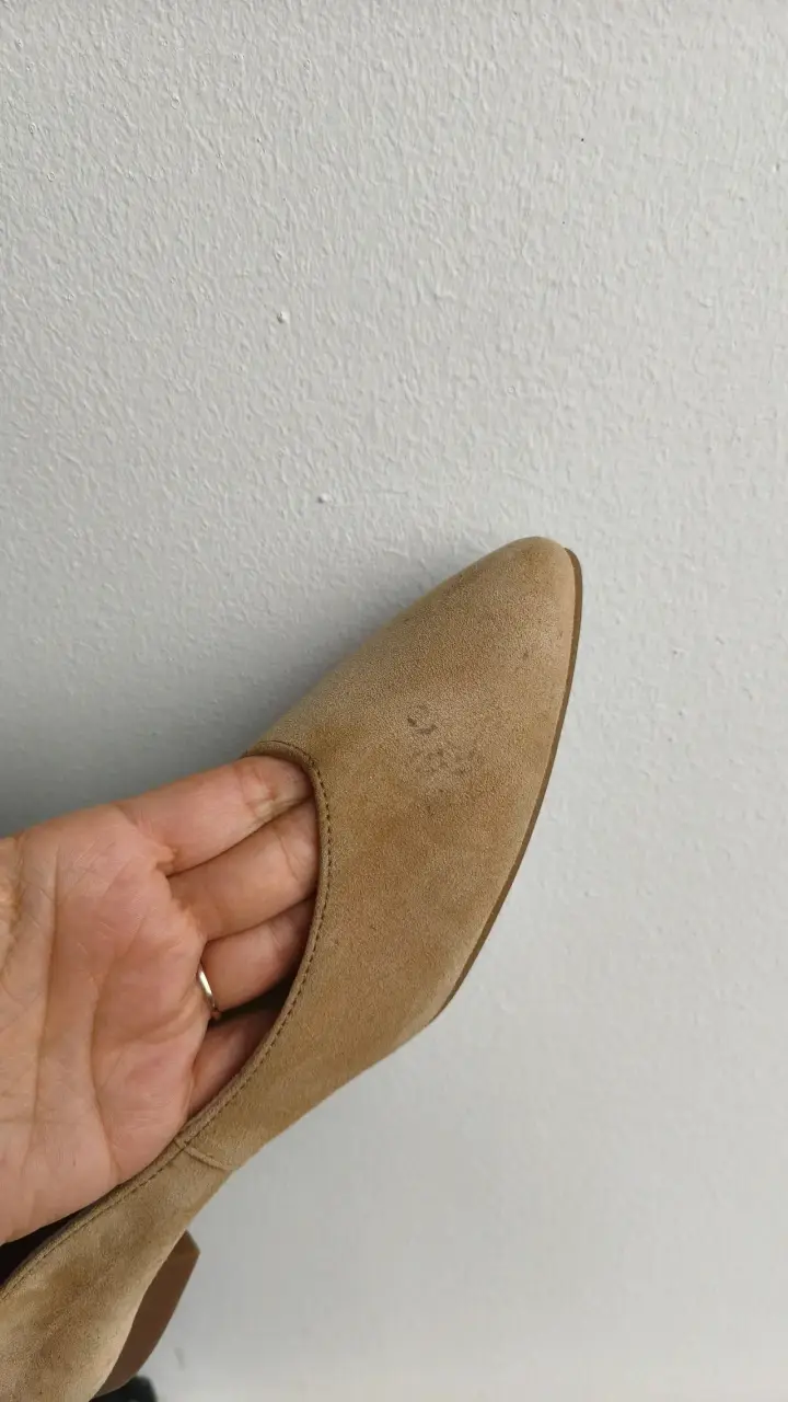 Zapatos planos beige Paul Green de gamuza - 5