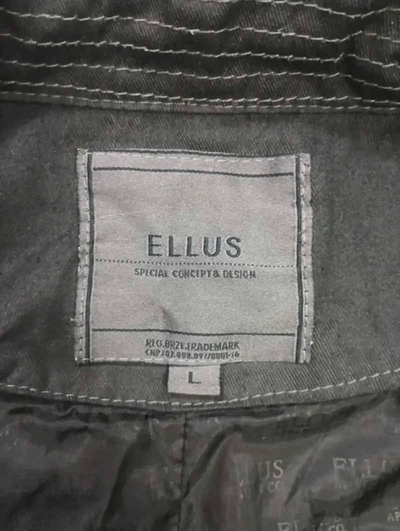 Chaqueta negra de hombre Ellus, talla L - 4