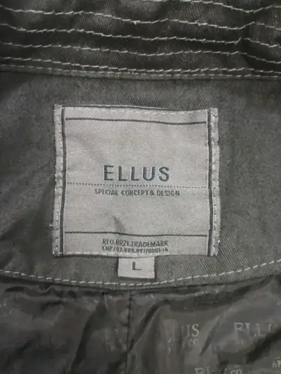 Chaqueta negra de hombre Ellus, talla L - miniatura 4