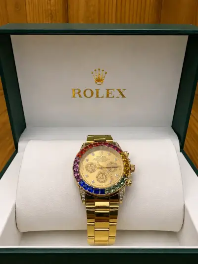 Reloj Rolex Oyster Perpetual con bisel de colores - miniatura 1