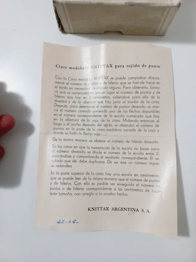 Cinta Medidora Knittax Vintage - 3
