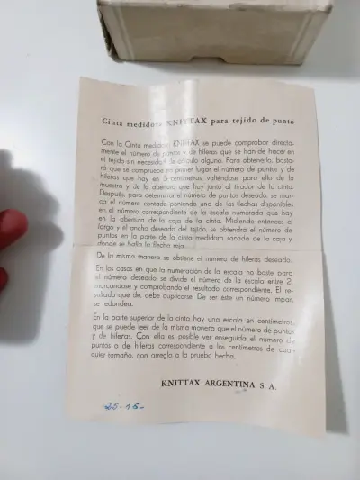 Cinta Medidora Knittax Vintage - miniatura 3