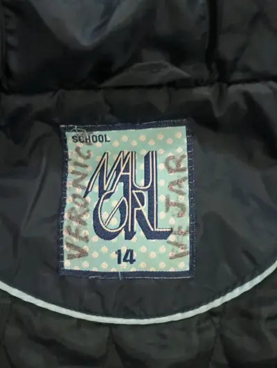 Talla 14(niña) Chaqueta azul con capucha para niña - miniatura 2